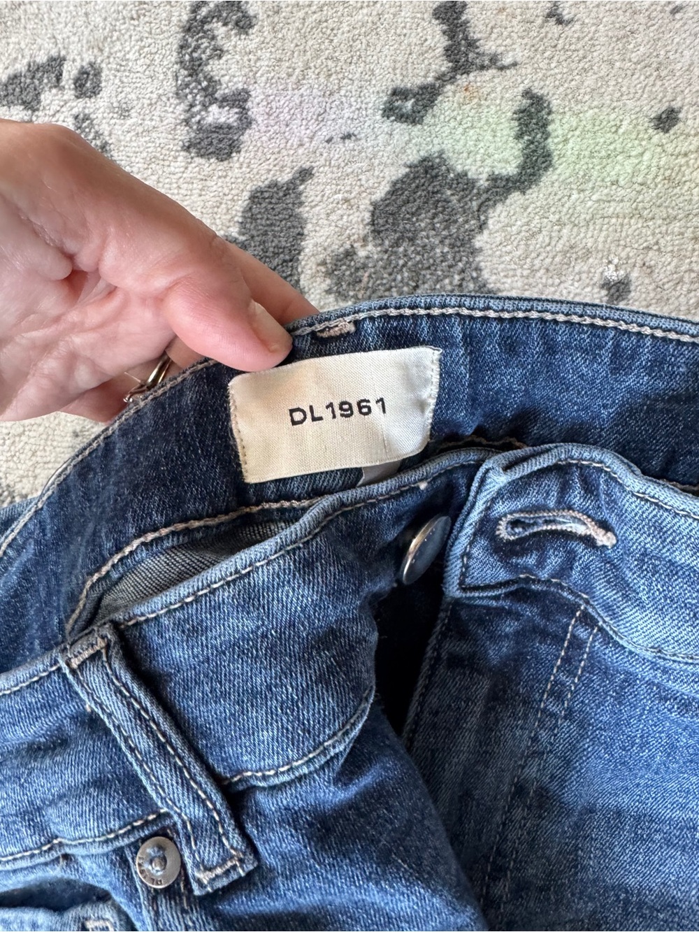DL1961 Midwash Blue Denim Jeans